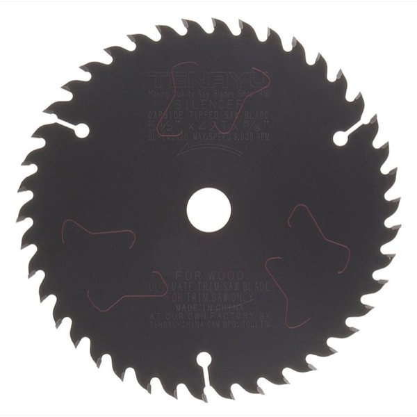 Tenryu 5-1/2in 42T 5/8in, 1/2in Arbor, 0.063 Kerf, 10800 Rpm, Corded Trim SL-14042C - main